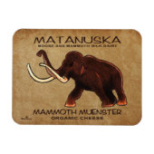 Matanuska Mammoth Muenster Cheese Magneet (Horizontaal)