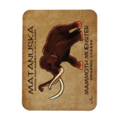 Matanuska Mammoth Muenster Cheese Magneet (Verticaal)