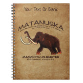 Matanuska Mammoth Muenster Cheese Notitieboek (Voorkant)