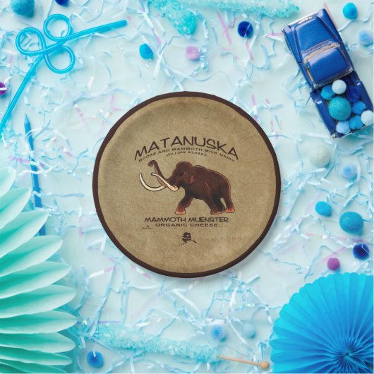 Matanuska Mammoth Muenster Cheese Papieren Bordje (Feest)