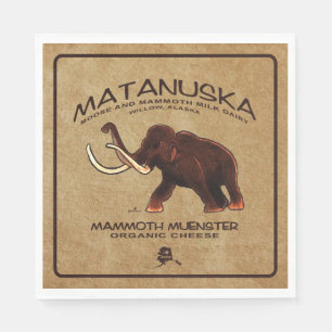 Matanuska Mammoth Muenster Cheese Servet
