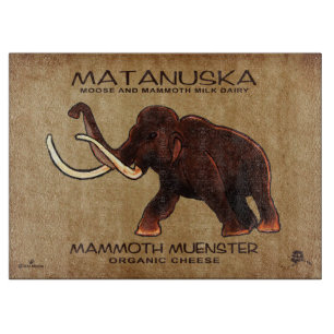 Matanuska Mammoth Muenster Cheese Snijplank