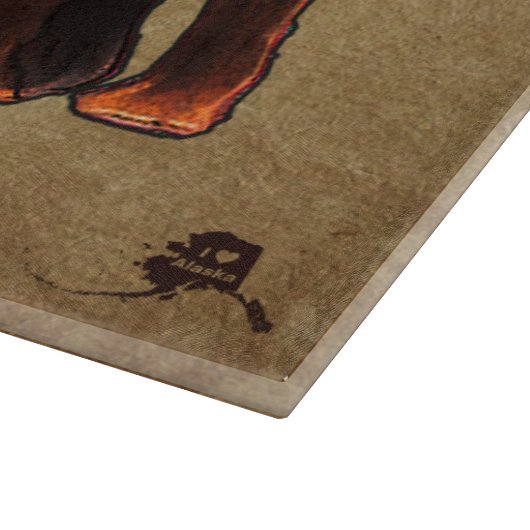 Matanuska Mammoth Muenster Cheese Snijplank (Hoek)