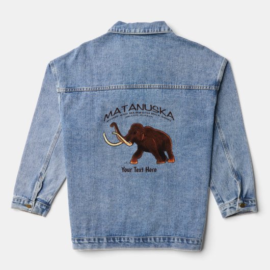 Matanuska Moose en Mammoth Dairy Denim Jacket (Achterkant)