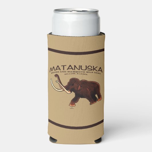 Matanuska Moose en Mammoth Dairy Seltzer Blikjeskoeler (Seltzer Voorkant)