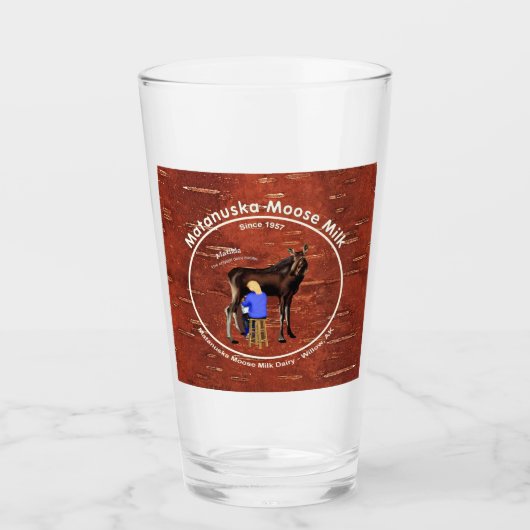 Matanuska Moose Melk Glas (Voorkant)