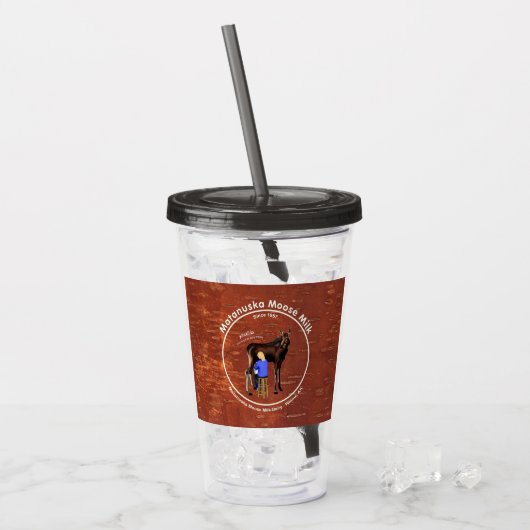 Matanuska Moose Milk Acryl Drinkbeker (Voorkant ijs)