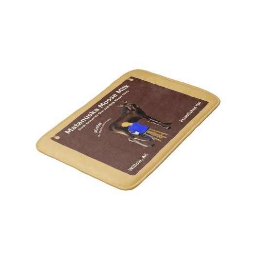 Matanuska Moose Milk Badmat (Gekanteld)