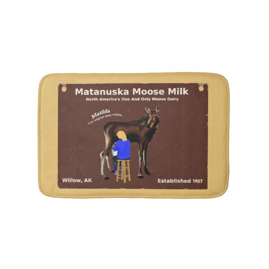 Matanuska Moose Milk Badmat (Voorkant)