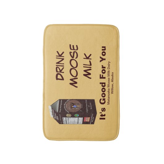Matanuska Moose Milk Badmat (Voorkant Verticaal)