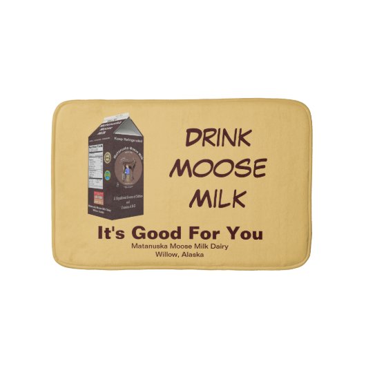 Matanuska Moose Milk Badmat (Voorkant)