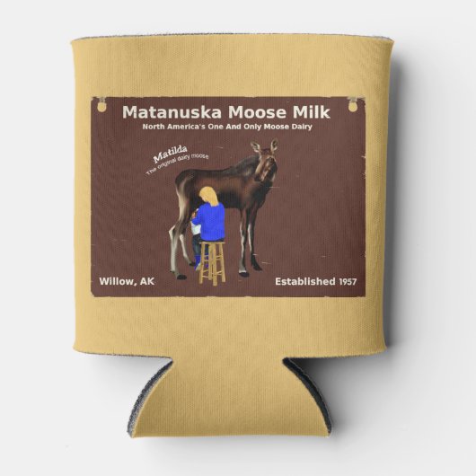 Matanuska Moose Milk Blikjeskoeler (Voorkant)