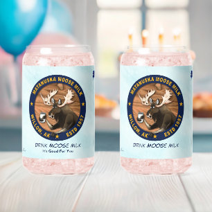 Matanuska Moose Milk Blikvorm Glas