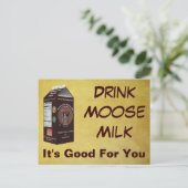 Matanuska Moose Milk Briefkaart (Staand voorkant)