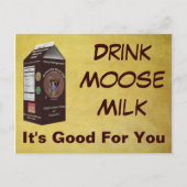 Matanuska Moose Milk Briefkaart (Voorkant)