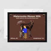 Matanuska Moose Milk Briefkaart (Voorkant / Achterkant)