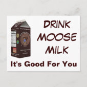 Matanuska Moose Milk Briefkaart (Voorkant)