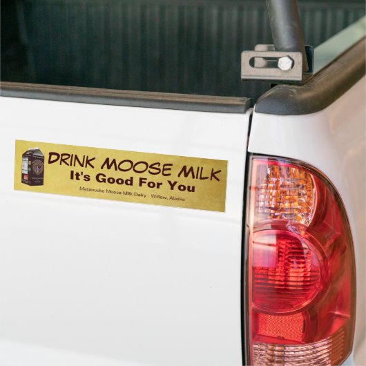 Matanuska Moose Milk Bumpersticker (Op Truck)