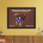 Matanuska Moose Milk Canvas Afdruk (Insitu (Woonkamer))