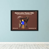 Matanuska Moose Milk Canvas Afdruk (Insitu (Houten vloer))