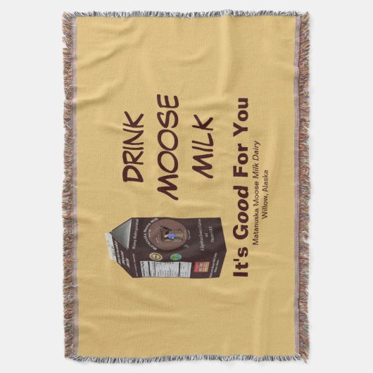 Matanuska Moose Milk Deken (Voorkant Verticaal)
