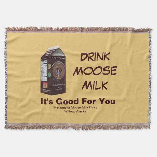 Matanuska Moose Milk Deken (Voorkant)