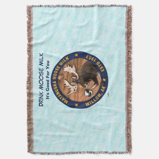 Matanuska Moose Milk Deken (Voorkant Verticaal)