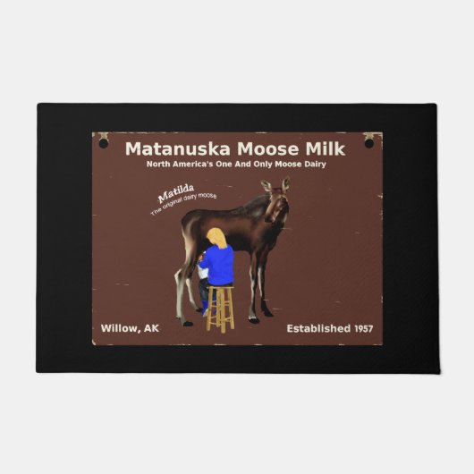 Matanuska Moose Milk Deurmat (Voorkant)