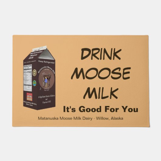 Matanuska Moose Milk Deurmat (Voorkant)