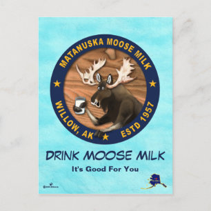 Matanuska Moose Milk Feestdagenkaart