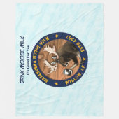 Matanuska Moose Milk Fleece Deken (Voorkant)