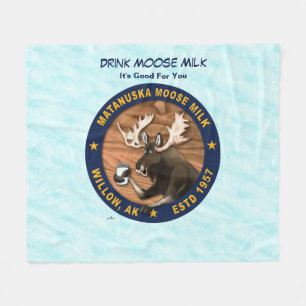 Matanuska Moose Milk Fleece Deken