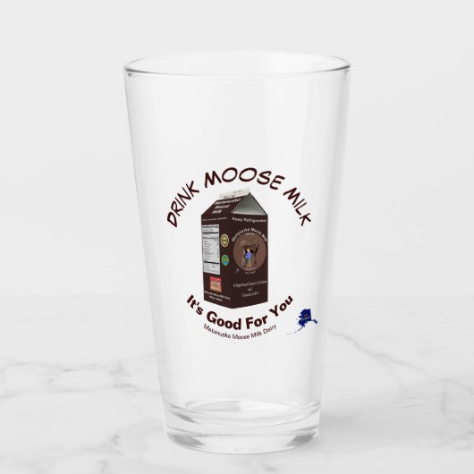 Matanuska Moose Milk Glas (Voorkant)