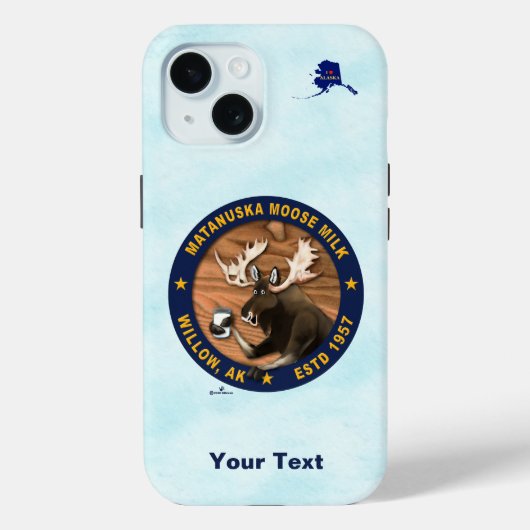 Matanuska Moose Milk Hoesje-Mate iPhone Case (Achterkant)