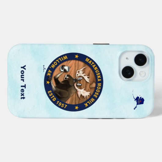 Matanuska Moose Milk Hoesje-Mate iPhone Case (Achterkant (horizontaal))