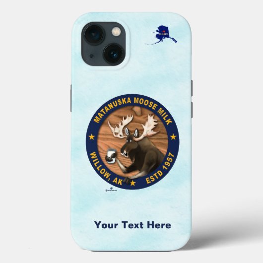 Matanuska Moose Milk Hoesje-Mate iPhone Case (Achterkant)