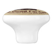 Matanuska Moose Milk Keramische Knop (Zijkant)