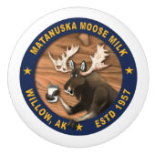 Matanuska Moose Milk Keramische Knop (Voorkant)