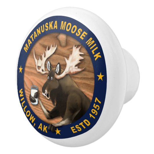 Matanuska Moose Milk Keramische Knop (Rechts)