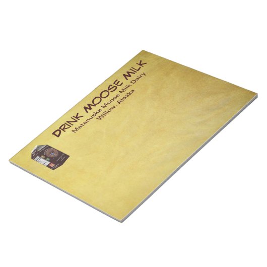 Matanuska Moose Milk Notitieblok (Schuin)