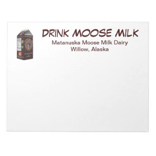 Matanuska Moose Milk Notitieblok
