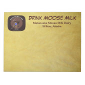 Matanuska Moose Milk Notitieblok (Voorkant)