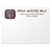 Matanuska Moose Milk Notitieblok (Voorkant)