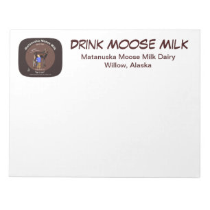 Matanuska Moose Milk Notitieblok