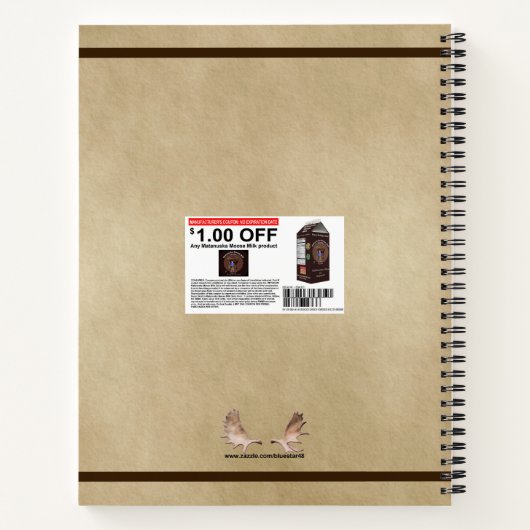 Matanuska Moose Milk Notitieboek (Achterkant)