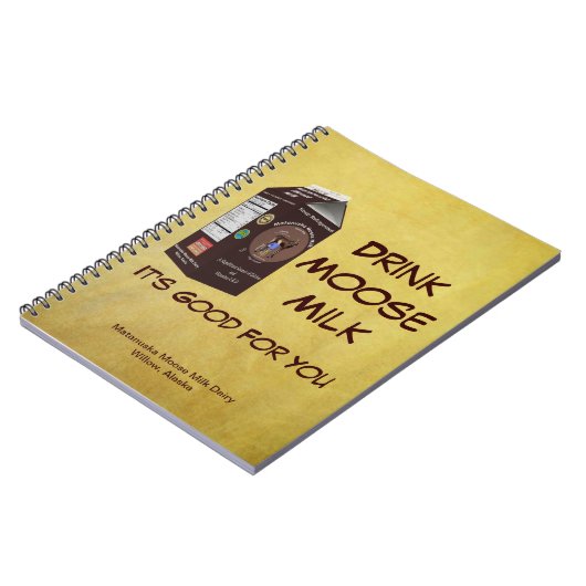 Matanuska Moose Milk Notitieboek (Linkerzijde)