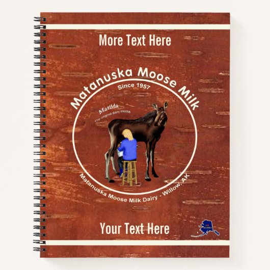 Matanuska Moose Milk Notitieboek (Voorkant)