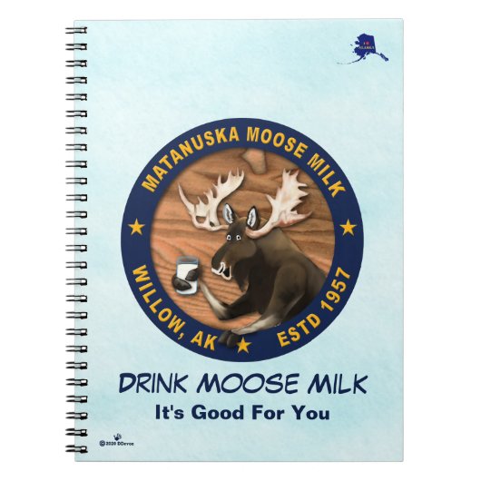 Matanuska Moose Milk Notitieboek (Voorkant)