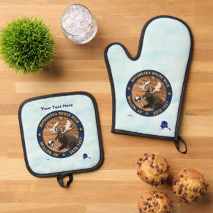 Matanuska Moose Milk Ovenwant & Pannenlap Set
