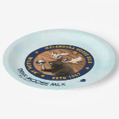 Matanuska Moose Milk Papieren Bordje (Gekanteld)